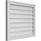 Ekena Millwork Vertical Surface Mount PVC Gable Vnt: Non-Functional, w/2"W x 1-1/2"H, Brickmould Frame, 28"W x 24"H GVPVE28X2402SN - alternate 4
